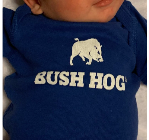 Bush Hog Apparel with custom digitized logo