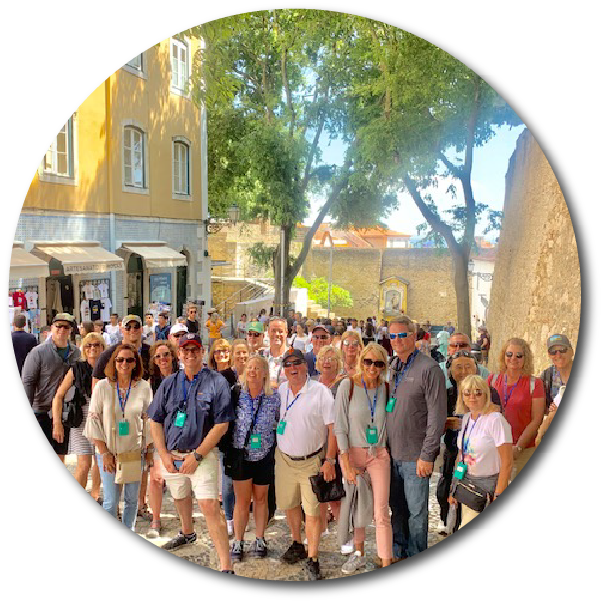 Portugal incentive sales team trip - top account executives are rewarded annually with recognition and appreciation.
