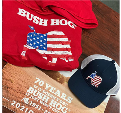Bush Hog promotional items and custom kitting