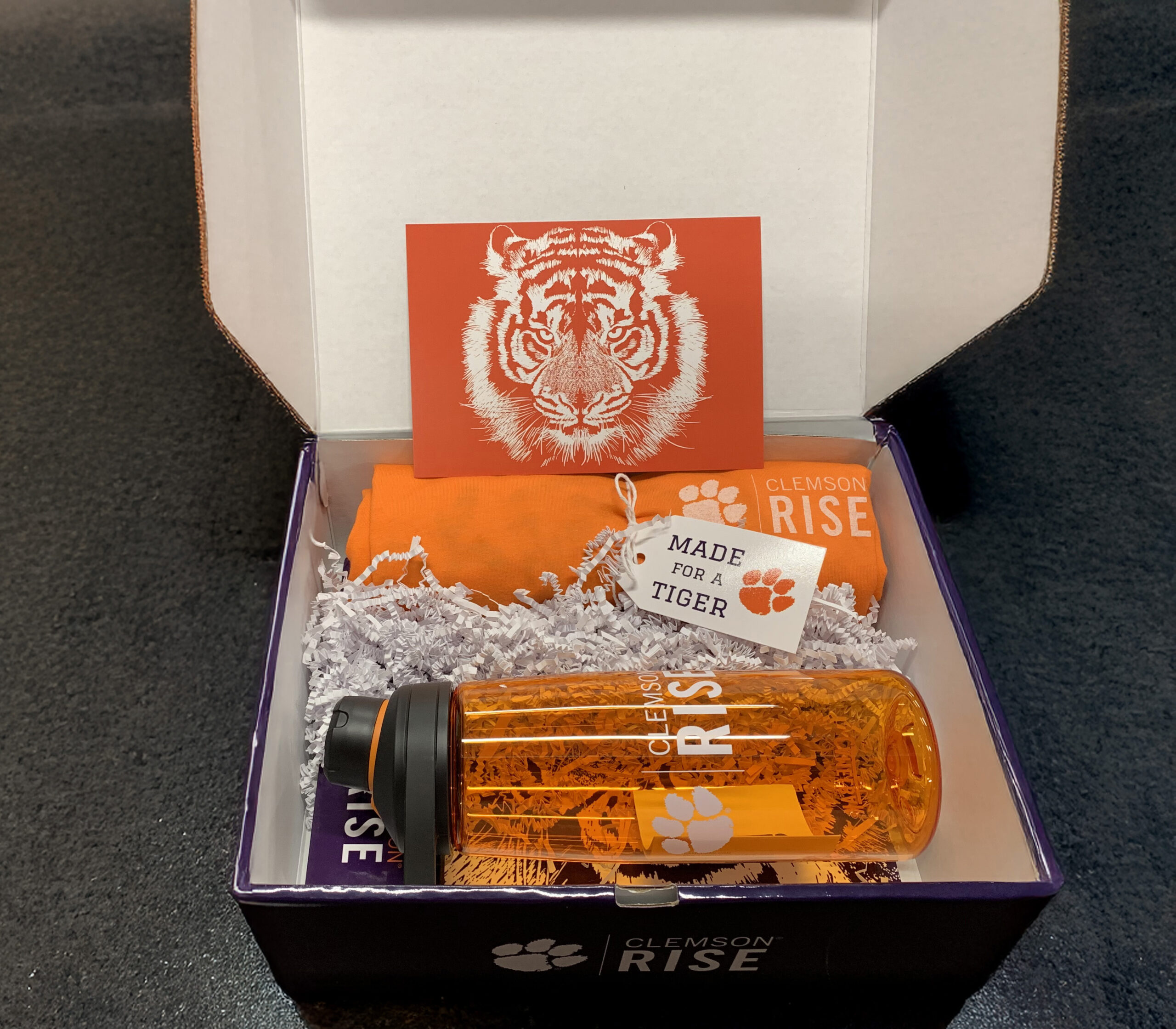 Clemson Made for a Tiger kit items.