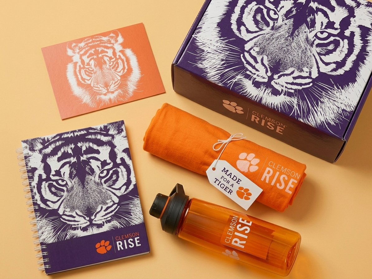 Clemson Made for a Tiger kit items.